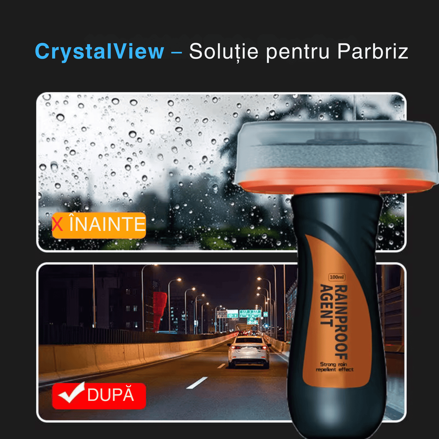 CrystalView – Soluție pentru Parbriz - CasutaMea