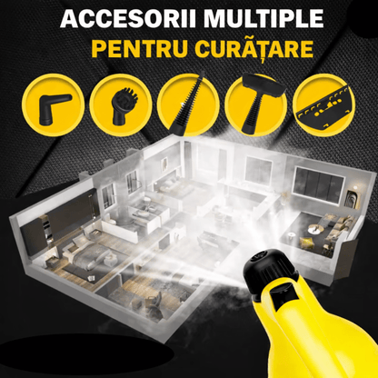 SteamPro – Curățător cu Aburi Multifuncțional - CasutaMea