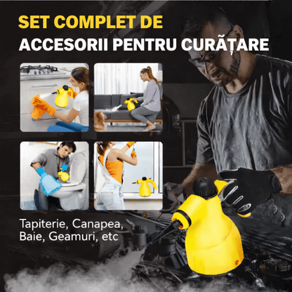 SteamPro – Curățător cu Aburi Multifuncțional - CasutaMea